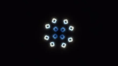 Abstract design with light patterns in dark background Stock Footage 338277851