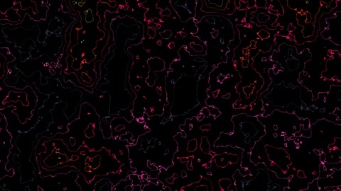 Abstract design of line patterns on dark background Stock Footage 338232474