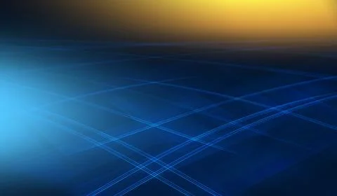 Abstract design with lines to perspective in blue theme  concept series 스톡 일러스트