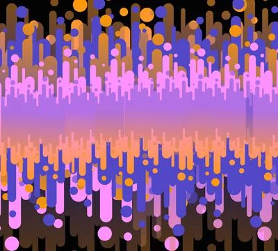 Abstract design with a liquid Stock Illustration