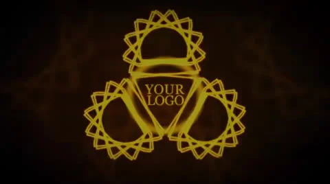 Abstract Design Logo Reveal After Effects stock