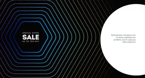 Abstract design for presentation, web, landing. Creative graphics. Vector Stock Illustration