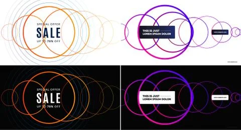 Abstract design for presentation, web, landing. Creative graphics. Vector Stock Illustration