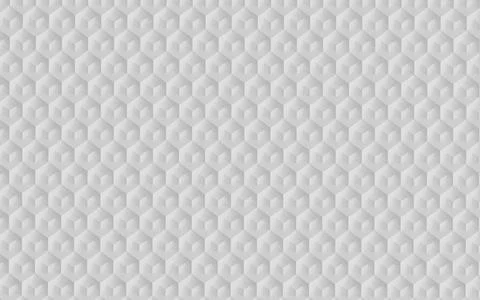 Abstract design with reteating pattern of overlaying white cubes. 3d illustra Stock Illustration