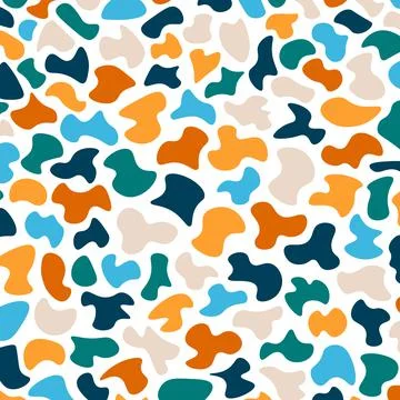 Abstract design shape of colorful pattern artwork background. Stock Illustration
