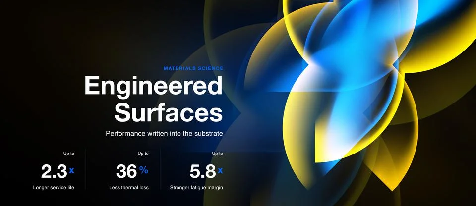 Abstract design showcases engineered surfaces, materials science concept. Dat Stock Illustration