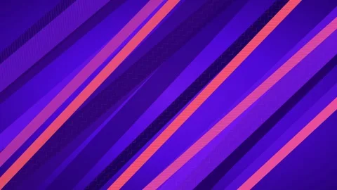 Abstract design of slanted diagonal stripes in varying shades of purple and.. Stock Footage 346655779