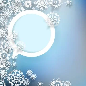 Abstract design with snowflakes. + EPS10 Stock Illustration