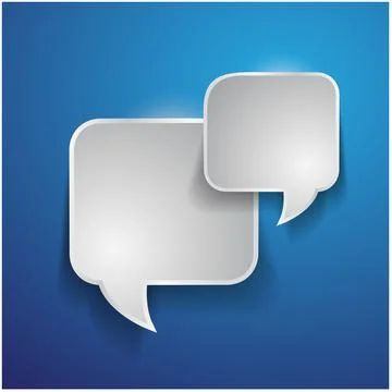 Abstract design - Speech bubble Stock Illustration