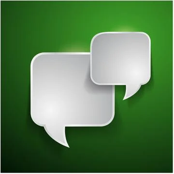 Abstract design - Speech bubble Stock Illustration