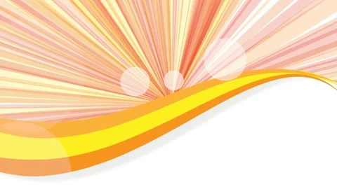 Abstract design of sunburst useful in motion banner design. Animated orange i Stock Footage 150994697