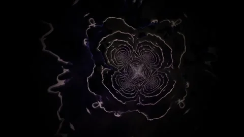 Abstract design with swirling patterns and dark background Stock Footage 340028425