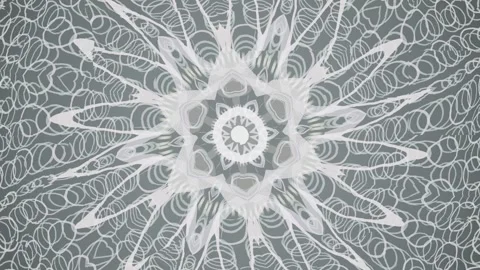 Abstract design with swirling patterns in grayscale tones Stock Footage 337378687