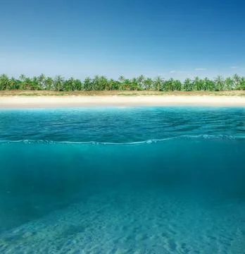 Abstract design of water split Stock Photos