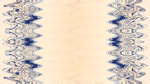 Abstract Design with Wavy Lines and Blue Accents Stock Footage 284397981