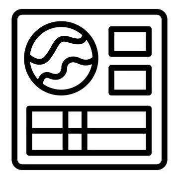 Abstract design of website interface icon 库存插图