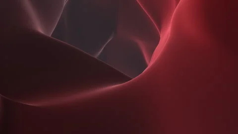 Abstract design white circle surrounded by flowing lines on dark red background Vídeos de archivo 315101921