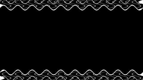 Abstract Design with White Lines on Black Background Stock Footage 284396050