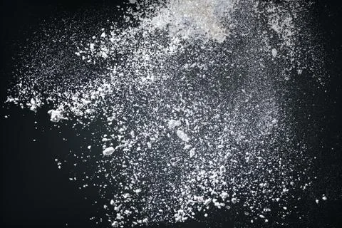 Abstract design of white powder cloud Stock Photos