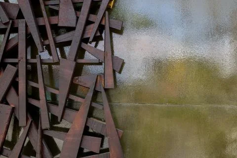 Abstract  design of wood texture background. Stock Photos