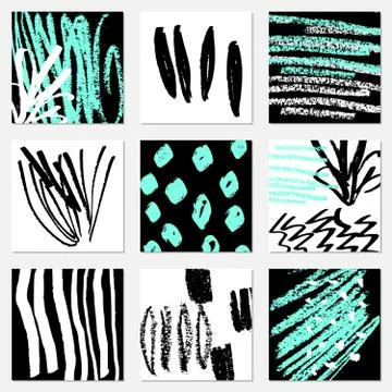 Abstract Designs Collection Stock Illustration
