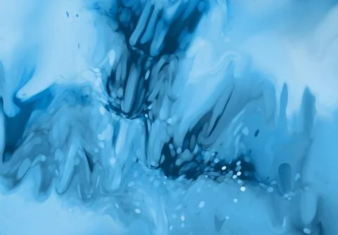 Abstract detailed grain texture with blue geometric shapes, blended gradien.. Stock Illustration