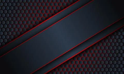 Abstract diagonal dark navy stripe with red lines background. Stock Illustration