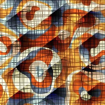 Abstract diagonal geometric pattern. Illustrazione stock