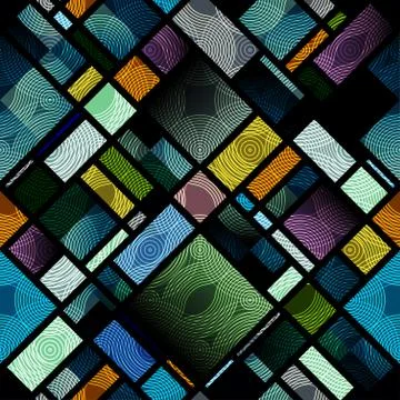 Abstract diagonal geometric pattern of rectangles. Stock Illustration