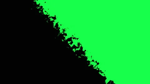 Abstract diagonal gradient background with a vivid greenscreen and black color Stockbeeldmateriaal 281133436