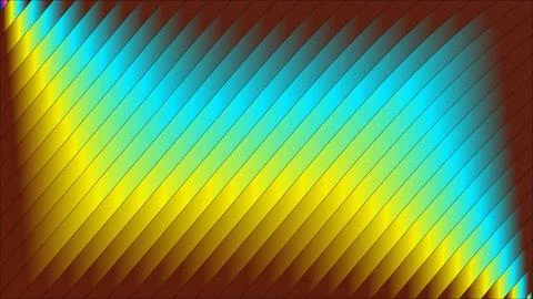 Abstract diagonal gradient of blue and yellow light streaks on a dark background Stock Illustration