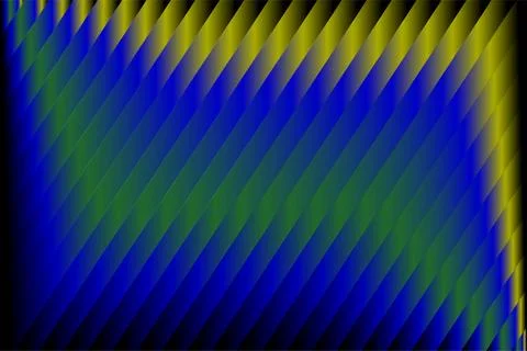 Abstract diagonal gradient stripe background with deep blue green and yello.. Illustrazione stock