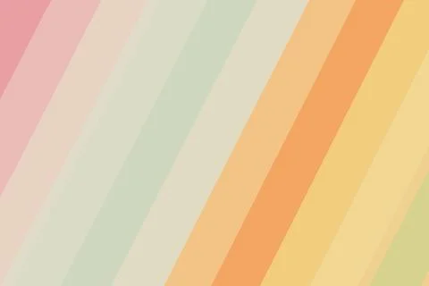 Abstract diagonal gradient stripes in pink, mint green, and orange イラスト素材
