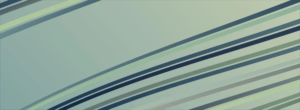 Abstract Diagonal Lines Background in Soft Green Tones Stock Illustration