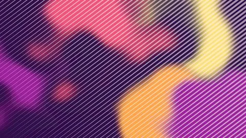 Abstract diagonal lines on fluid gradient background Stock Illustration