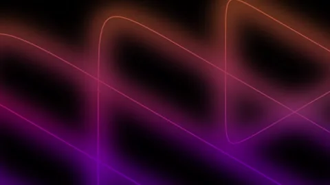 Abstract Diagonal Lines with Gradient Pink and Red Colors Stock Footage 308281681