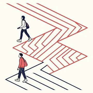 Abstract Diagonal Lines Pattern Flat Vector Design Stock Illustration