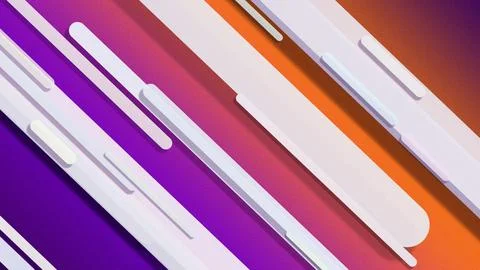 Abstract diagonal lines pattern in a vibrant purple, orange, and red gradie.. Stock Illustration