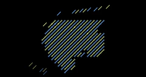 Abstract Diagonal Panels Forming Gabon Map Stock Footage 323944212