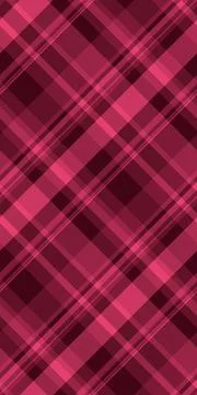 Abstract diagonal plaid pattern in shades of deep pink and maroon.  Perfect f 스톡 일러스트