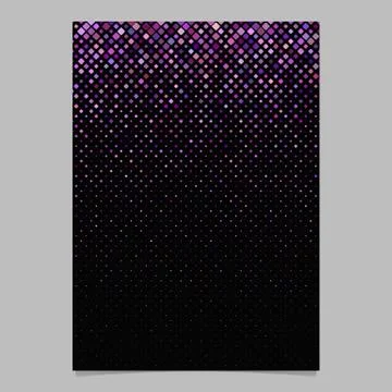 Abstract diagonal rounded square pattern background page template イラスト素材