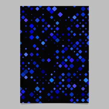 Abstract diagonal rounded square pattern background brochure template Stock Illustration