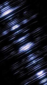 Abstract diagonal speed lines on black background with blue glow Stock Illustration