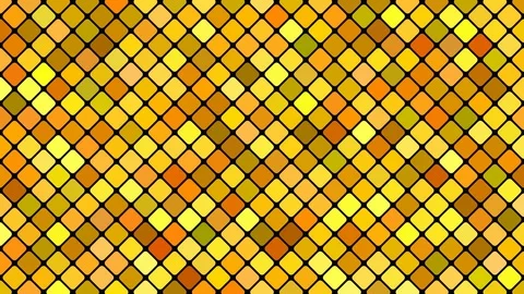 Abstract diagonal square mosaic pattern background - seamless loop Stock Footage 94101917