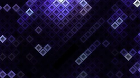 Abstract diagonal square mosaic pattern background, seamless loop motion Stock Illustration