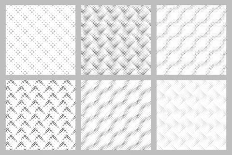 Abstract diagonal square pattern background design set Illustrazione stock