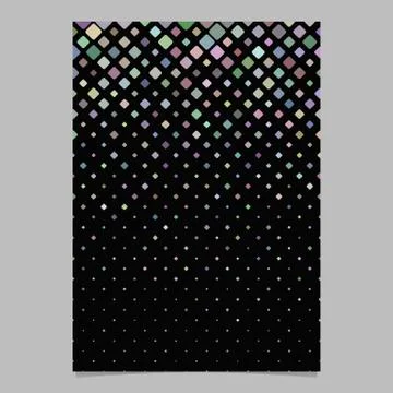 Abstract diagonal square pattern brochure background template Stock Illustration