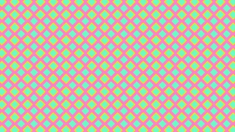 Abstract diagonal squares are changing their form and color in time. Stock Footage 69779949