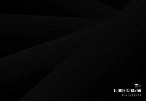 Abstract diagonal stripe gradient black and gray template design background. Stock Illustration