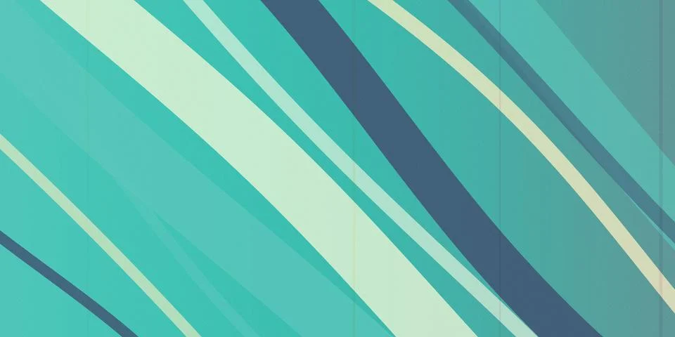Abstract diagonal stripe pattern in teal, blue, and cream creates a modern,.. Illustrazione stock